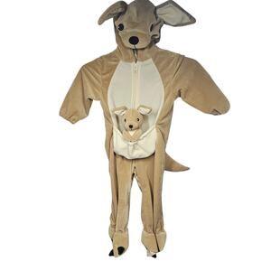 Miniwear Toddler Plush Kangaroo Costume with Joey Halloween Size 18 months